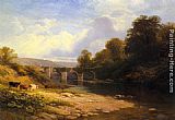 Staveton Bridge, Devon by George Vicat Cole